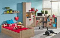 Dětský pokoj s postelí a psacím stolem Allarica 6