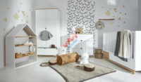 Bílý nábytek do dětského pokoje pro miminko