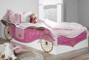 Dětská postel pro princezny královský kočár