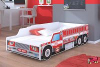 Dětská postel 140x70 cm hasičské auto