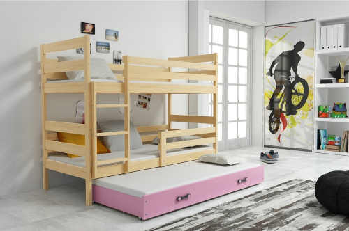 dětská patrová postel s přistýlkou