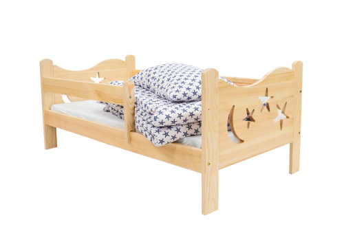 Dětská postel s bezpečnostní zábranou
