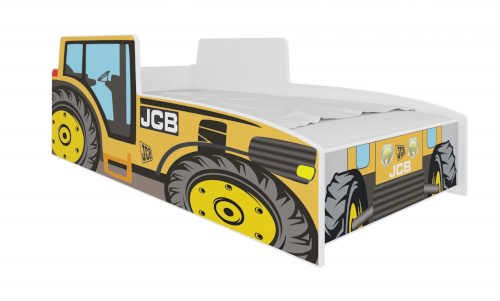 dětská postel žlutá - traktor