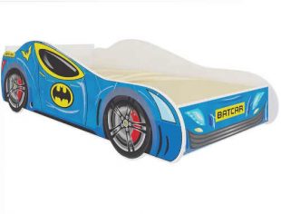 Dětská postel auto s matrací a roštem