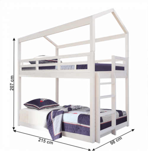 dřevěná patrová postel - rozměr